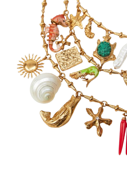Or vermeil · 5 pendentifs